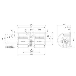 WENTYLATOR / DMUCHAWA SPAL 015-A45-22 / 015A4522