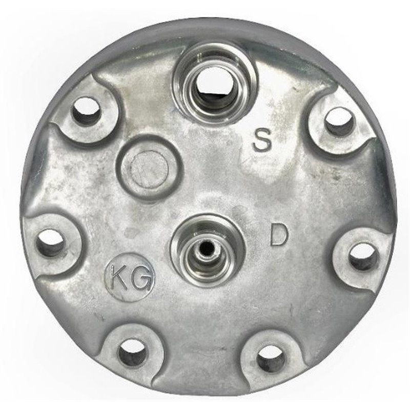 GŁOWICA / POKRYWA TYLNA KOMPRESORA SANDEN SD7 - Typ "KG" 7/8" - 3/4" O-ring / HORIZONTAL