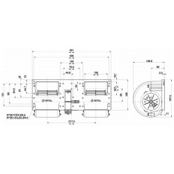 WENTYLATOR / DMUCHAWA SPAL 006-B46-22 / 006B4622