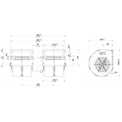 WENTYLATOR / DMUCHAWA SPAL 009-A40-22 / 009A4022
