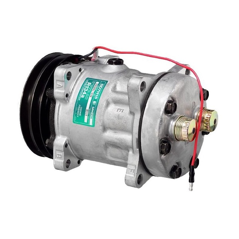 KOMPRESOR KLIMATYZACJI SANDEN SD7H15 4744 SD7H15 7933 SD7H15 8098 CASE NEW HOLLAND MERLO 75251988 75252037 75327498