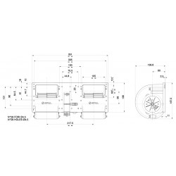WENTYLATOR VOLVO  / DMUCHAWA SPAL 006-B40/VLL-22 / 006B40VLL22 VOE11006834 / 11006834