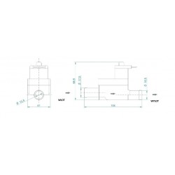 ZAWÓR WODNY NAGRZEWNICY CLAAS TORION Jaguar Avero Lexion Tucano XERION 000.558.585.0 0005585850 005585850 558.585.0 5585850